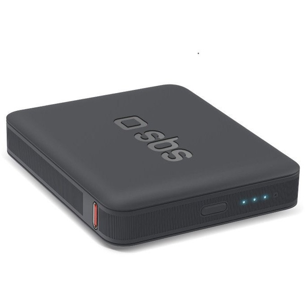 SBS High density 5000 mAh powerbank fekete