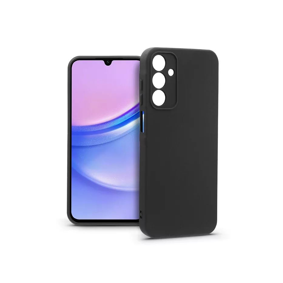 Haffner Soft Samsung A155 / A15 4G / 5G szilikon tok fekete (HF649416) (HF649416)