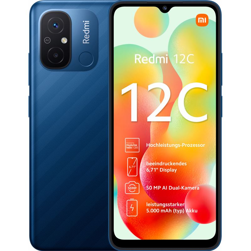 Smartfón Xiaomi Redmi 12C 3 GB / 64 GB 4G (LTE), modrý