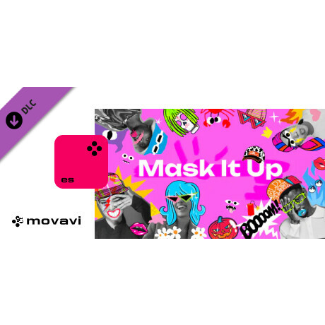 Movavi Video Editor 2024 -Mask It Up Pack (PC - Steam elektronikus játék licensz)