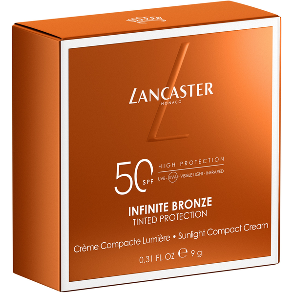 Guerlain LANCASTER_Infinite Bronze Sunlight Compact Cream SPF50 podkład brązujący w kompakcie 9g