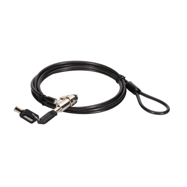 Conceptronic CUSTODIO02BS cabluri cu sistem de blocare Negru 1,8 m