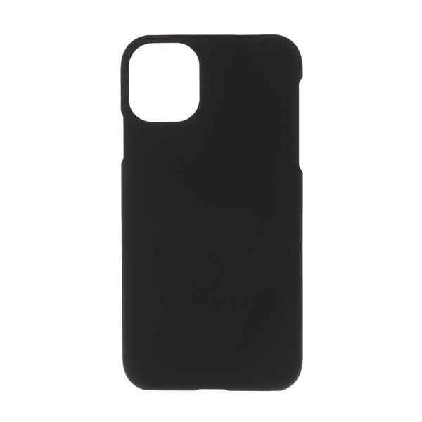 Műanyag telefonvédő (gumírozott) FEKETE [Apple iPhone 11 Pro Max] (5996457901180)