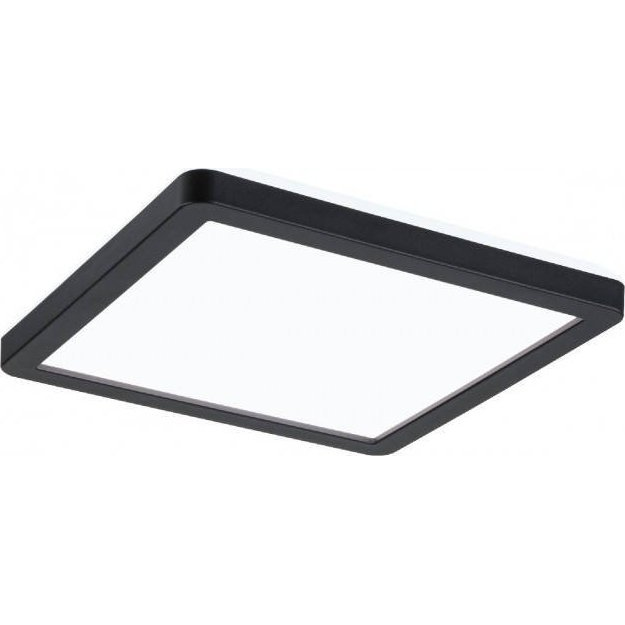 Paulmann 71014 LED Panel Atria Shine mennyezeti lámpa, fekete, 4000K természetes fehér, 900 lm, IP20 (PL71014)