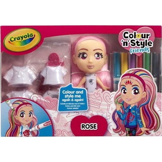 Crayola Colour N Style Deluxe Dolls - Rose (GXP-786329)