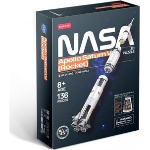 CUBICFUN 3D puzzle játék 136 darabos Apollo Saturn V Rocket 3D (306-DS1059H)