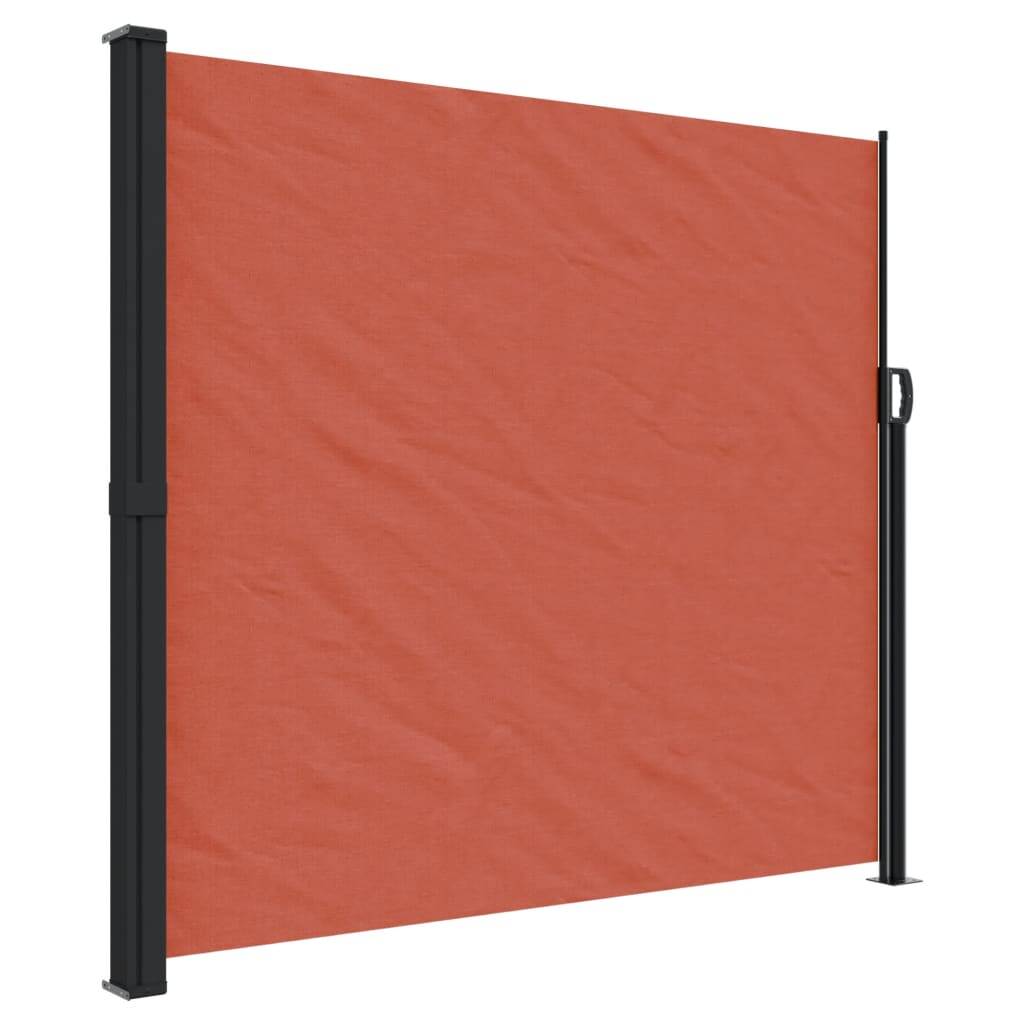 terrakotta behúzható oldalsó napellenző 180 x 600 cm (4004543)