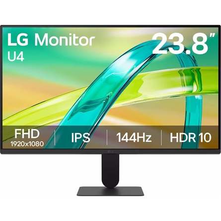 LG 24U411B-B computerskærm 60,5 cm (23.8") 1920 x 1080 pixel Fuld HD LCD Sort