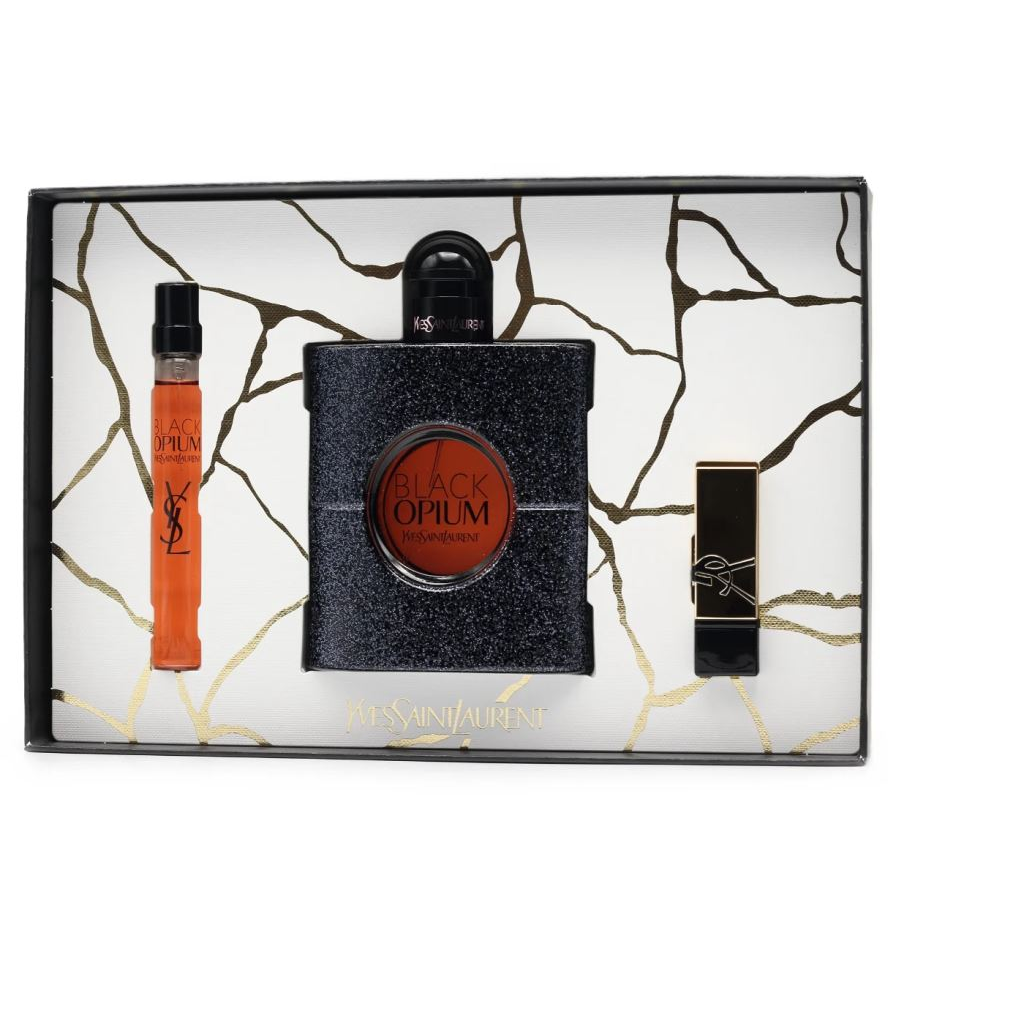 Yves Saint Laurent Black Opium EDP 100ml ajándékcsomag Hölgyeknek (3614274093193)