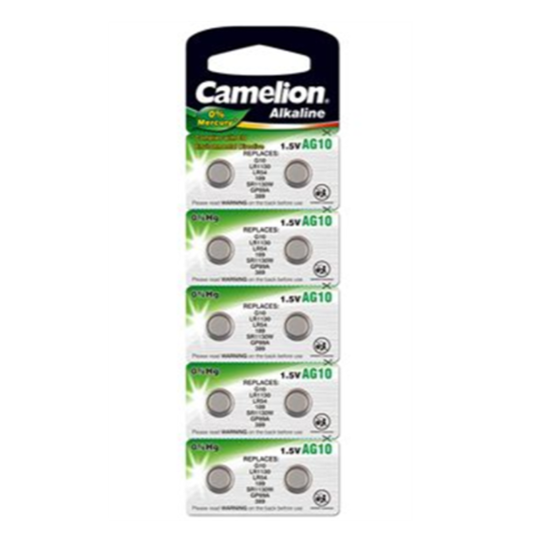 Camelion AG10 Alkáli Gombelem (10db/csomag)