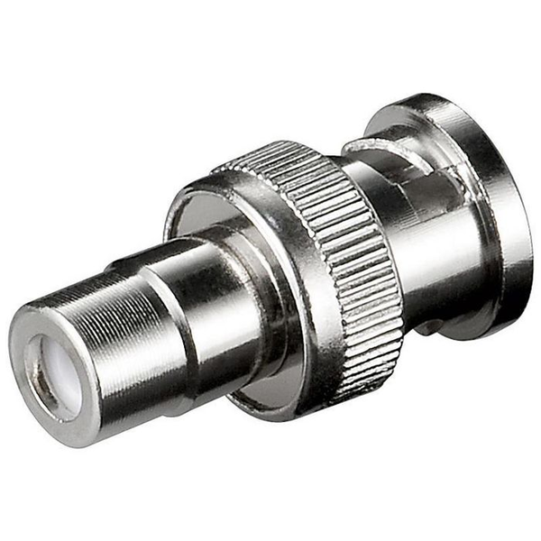 Adapter AV MicroConnect RCA (Cinch) - BNC srebrny (BNCRCAADAPTOR1)