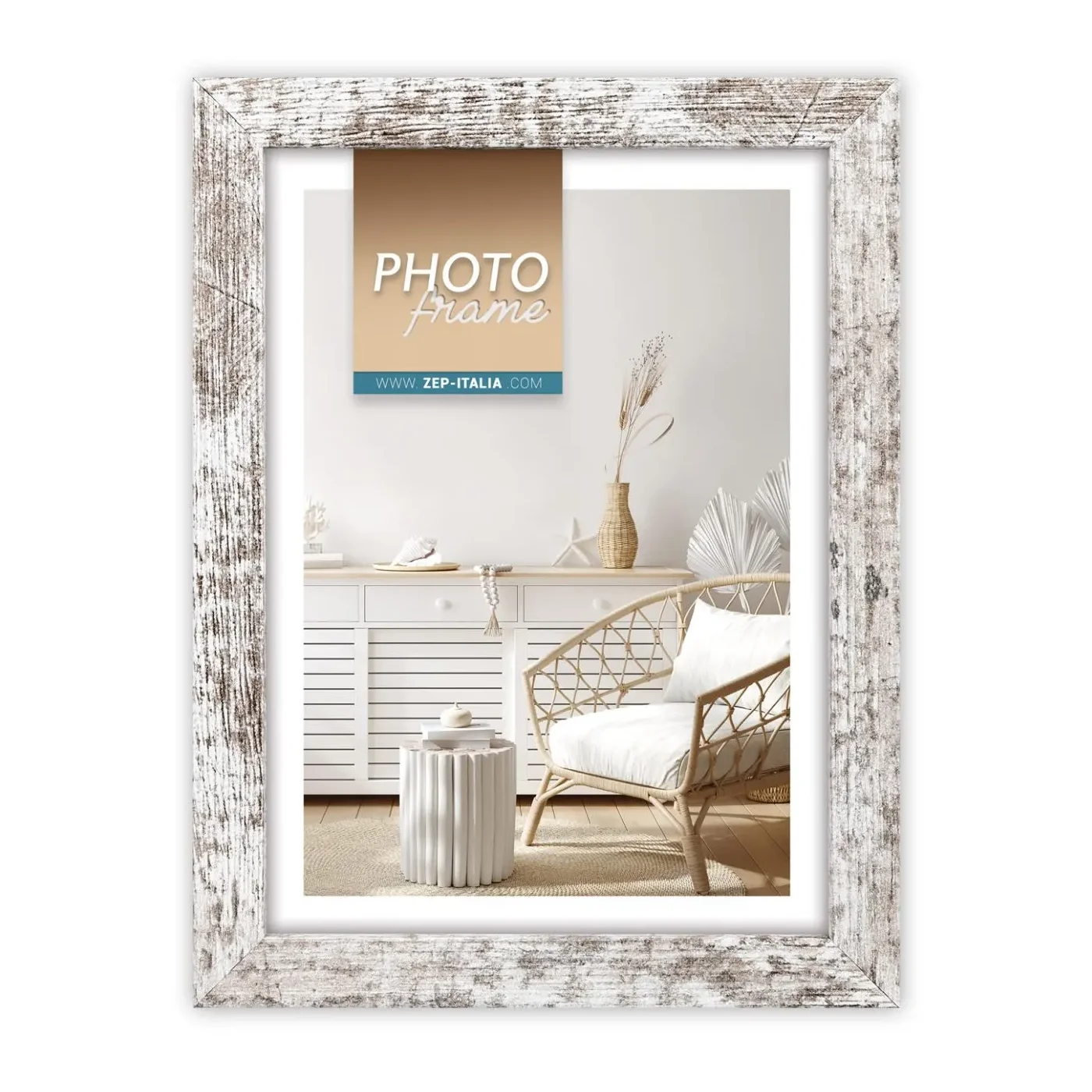 ZEP Vivan V33356 30x45 Képkeret - Fehér/Barna (V33356)