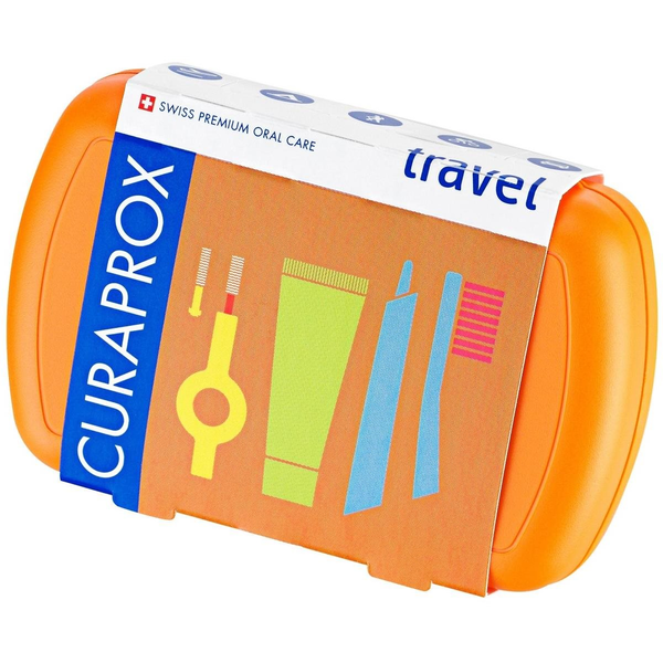 CURAPROX Travel set, narancsszín
