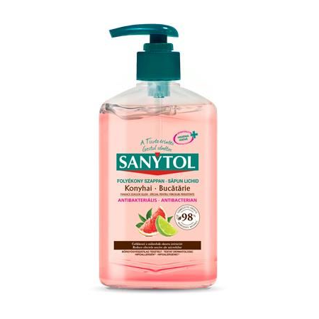 Antibakteriálne tekuté mydlo Sanytol - Grapefruit limetka - Kuchyňa 250 ml
