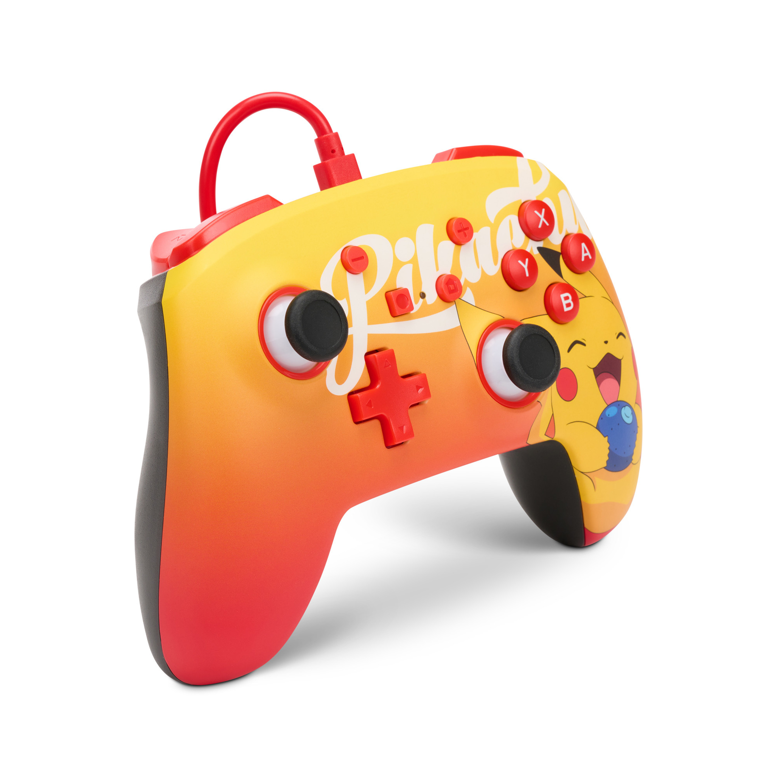 PowerA Enhanced vezetékes controller - Oran Berry Pikachu (Nintendo Switch) (1522784-01)