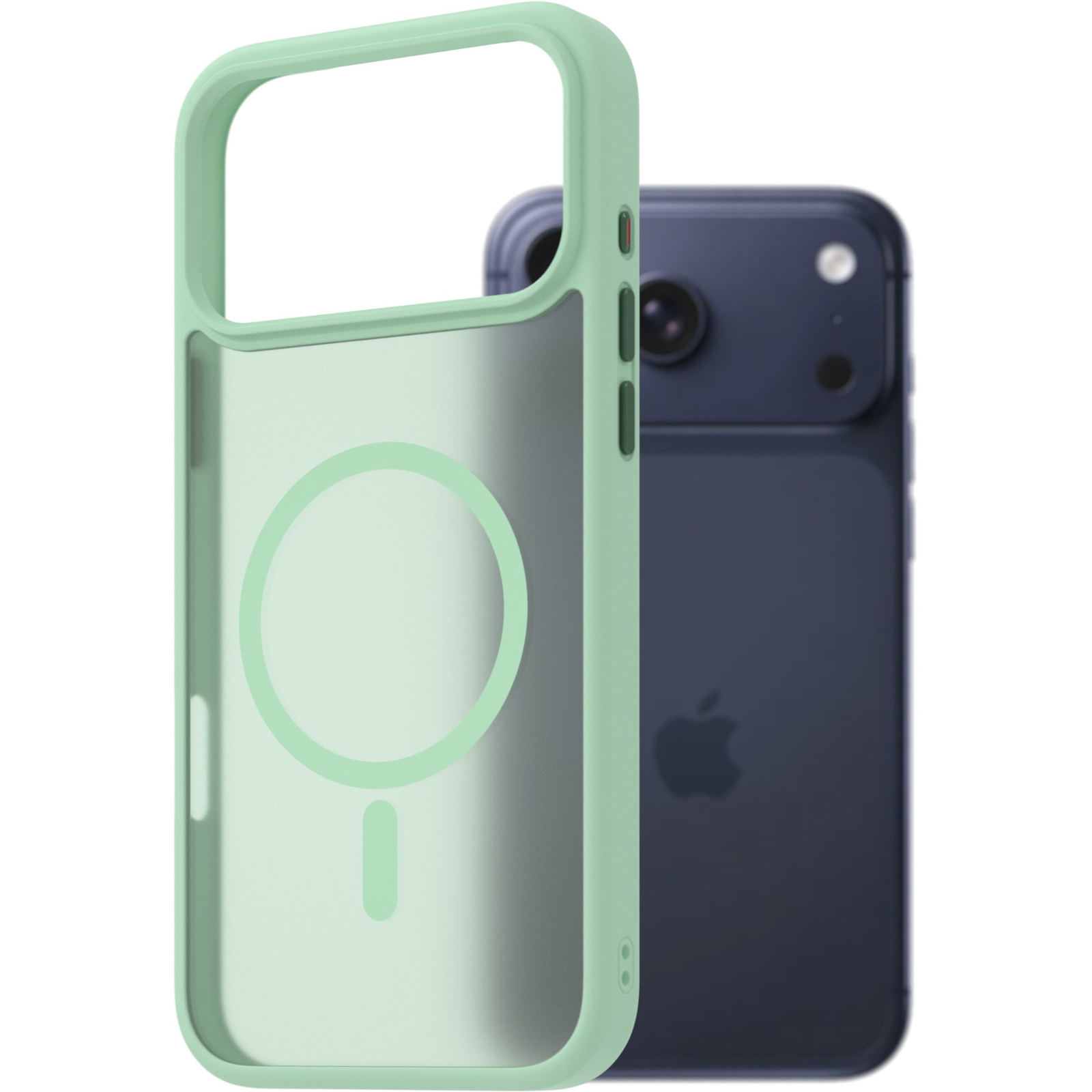 AlzaGuard Matte iPhone 17 Pro Max zöld MagSafe tok (AGD-PCMM479G)
