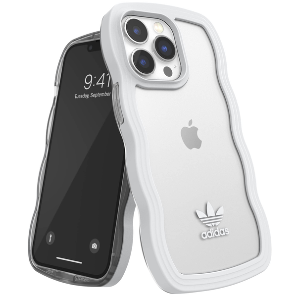 Adidas OR Wavy Case Apple iPhone 13 / 13 Pro Tok - Fehér