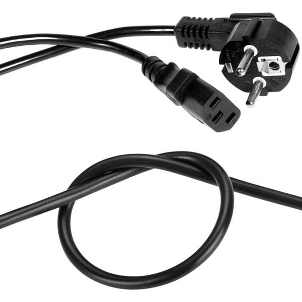 Kabel zasilający Libox Kabel zasilający komputerowy prosty 1,5m LB0175 Libox