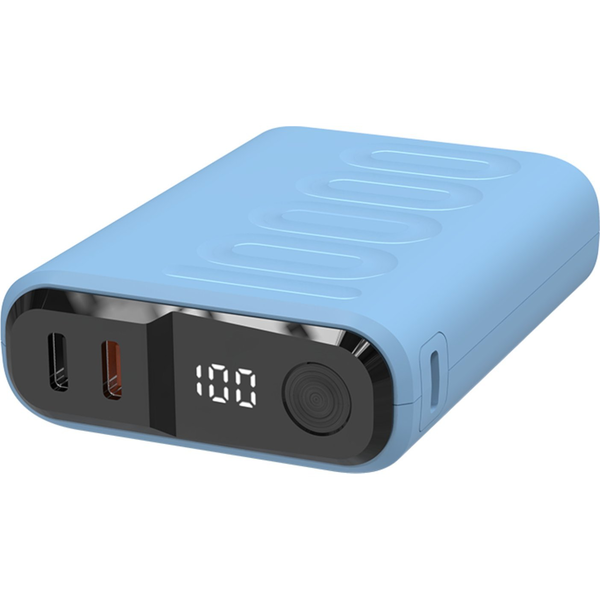 Powerbank realPower PB-10000C PD+ mit 3x Type-C,Purple