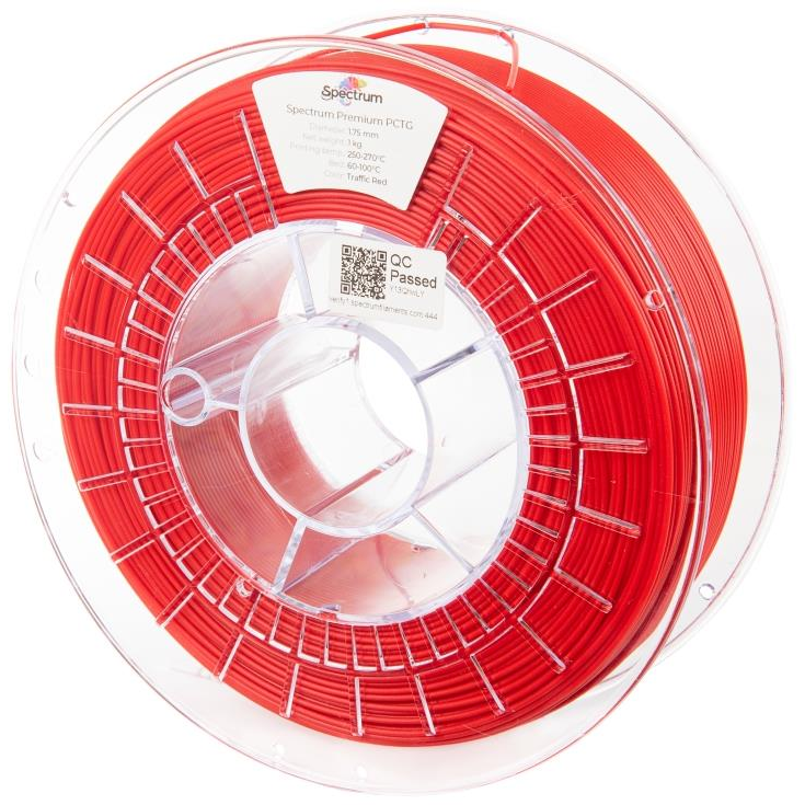 Spectrum Premium PCTG 1,75 mm, Traffic Red, 1 kg (80657)