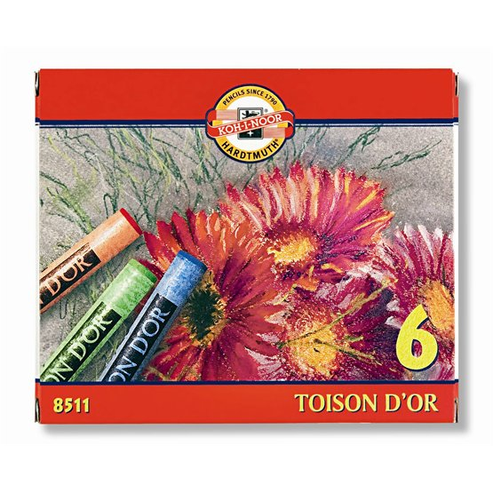 Koh-I-Noor Toison 8511/6 Porkréta - vegyes színek (6db) (7220016000)