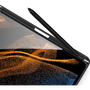 Dux Ducis GP-124464 Tok - Samsung Galaxy Tab S8 Ultra WIFI (SM-X900), Oldalra Nyíló, Aktív Flip, Fekete