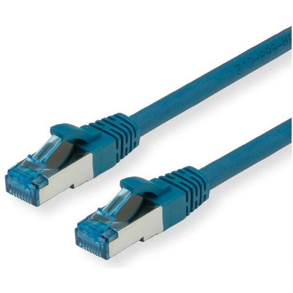 VALUE Patchkabel Kat.6A Class EA S/FTP PiMF LSOH blau 2m