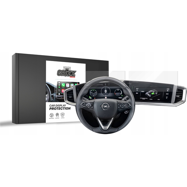  GrizzGlass Folia ceramiczna GrizzGlass CarDisplay Protection do Opel Grandland 10" 2021 [2w1]