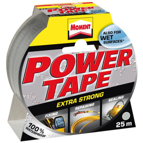 MOMENT POWER TAPE 25M SILVER