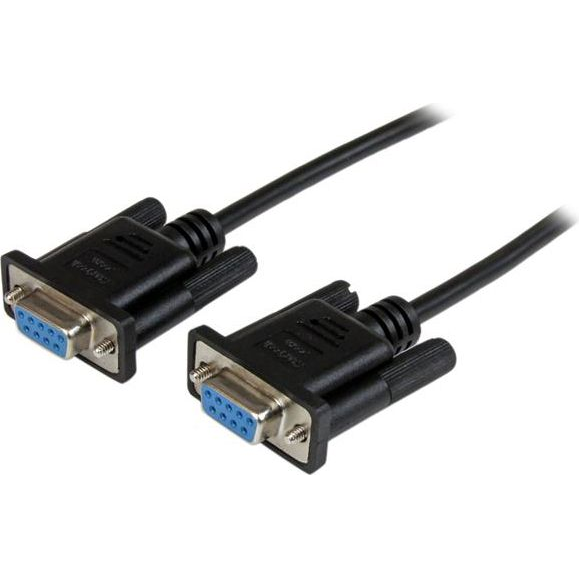 StarTech.com SCNM9FF1MBK seriële kabel Zwart DB-9