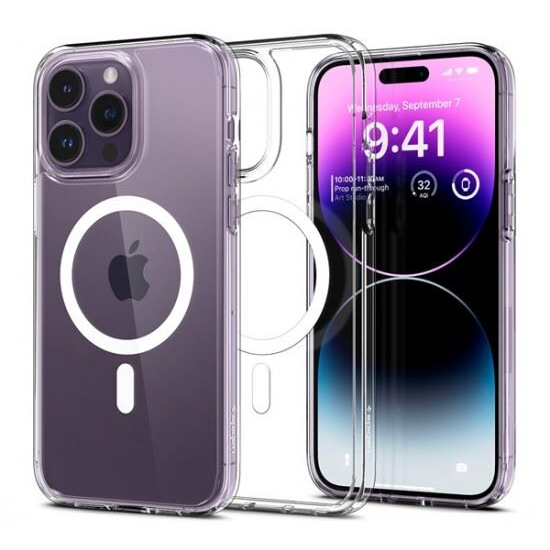 Spigen Ultra Hybrid Mag Apple iPhone 14 Pro White MagSafe tok fehér (66730) (SP66730)