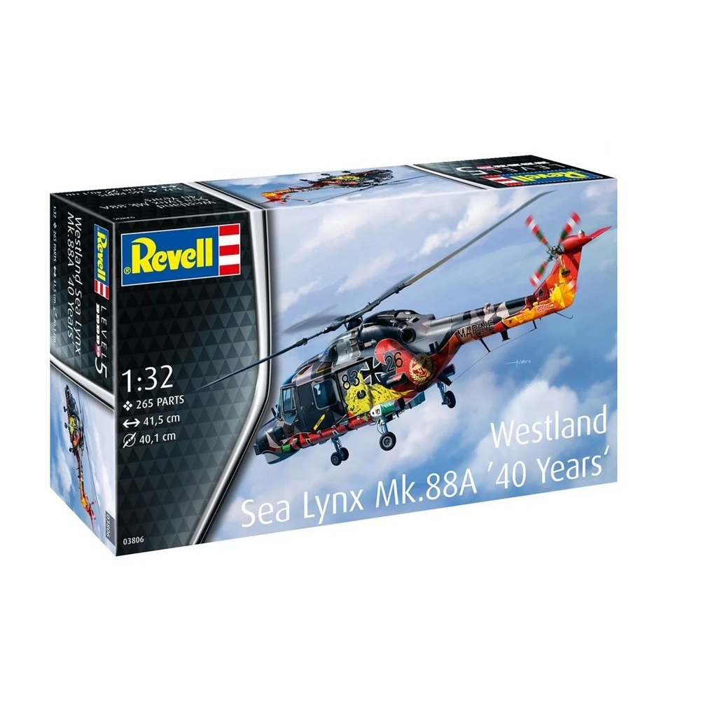 Revell 03806 Westland Lynx helikopter Műanyag makettg készlet 1:32 (03806)