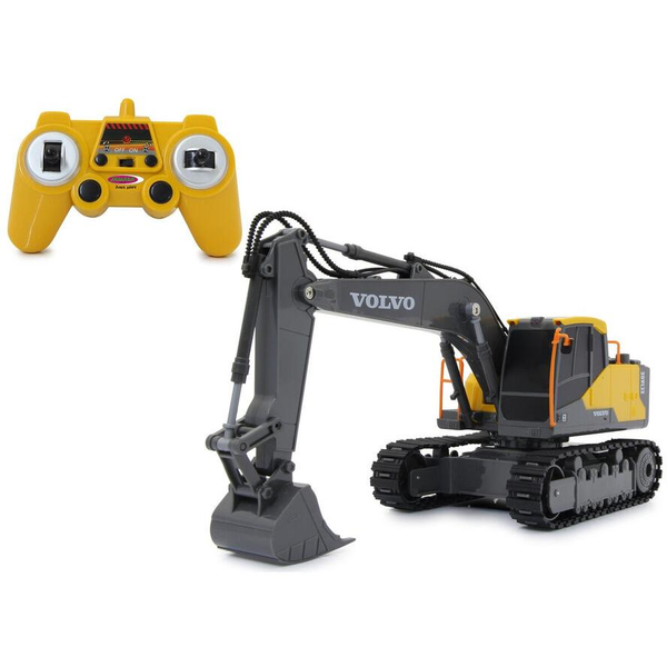 Jamara Volvo EC160E Távirányítós kotrógép markológép 1:26 - Sárga