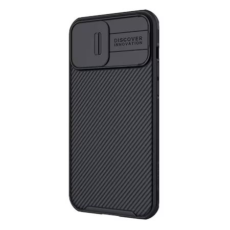 NILLKIN CAMSHIELD PRO műanyag telefonvédő iPhone 14 Plus fekete (GP-126165) (GP-126165)