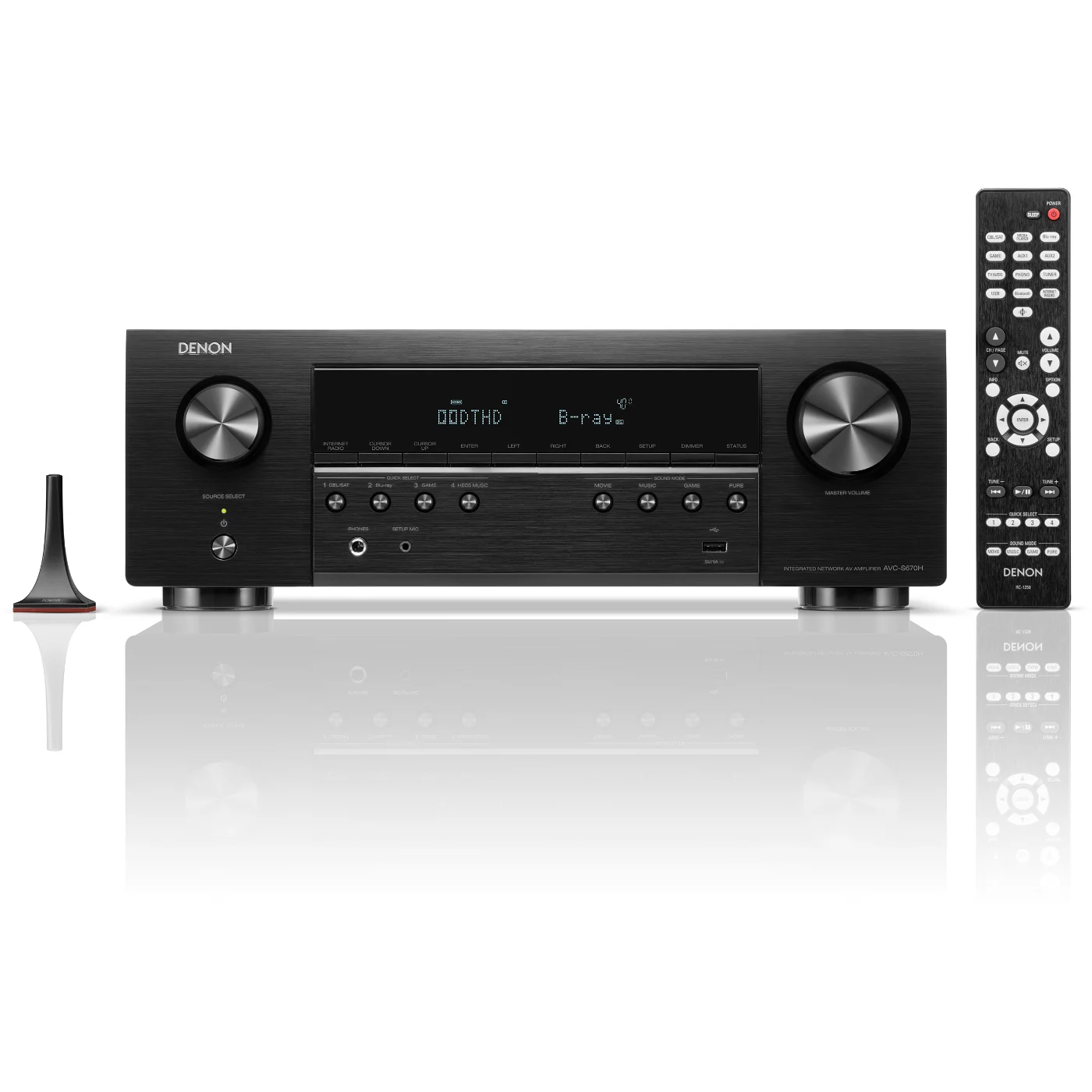 Denon AVCS670HBKE2 Erősítő - Fekete (AVCS670HBKE2)