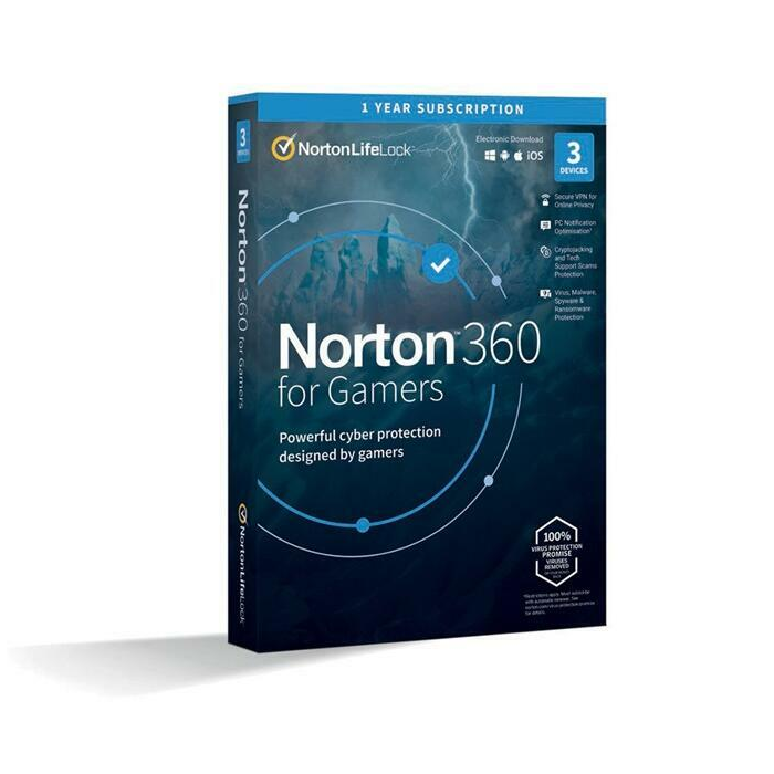 Norton 360 Gamer 50GB HUN Online vírusirtó szoftver (3 PC / 1 év) (21418946)