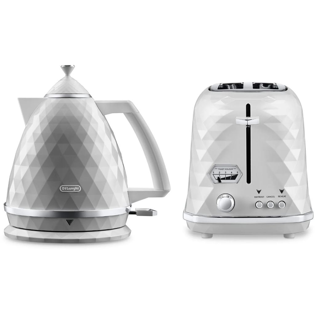 De'Longhi Brillante Exclusive reggeliző kollekció fehér (KBJX2001.W + CTJX2103.W) (KBJX2001.W + CTJX2103.W)