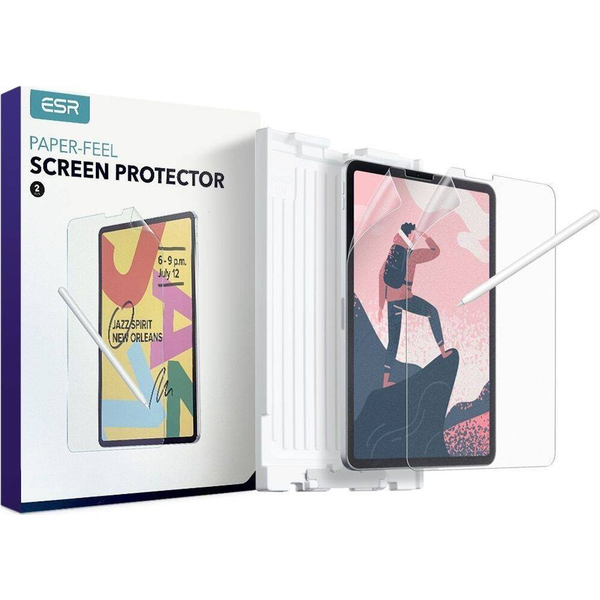 Комплект от 2 прозрачни защитни фолиа ESR Paper Feel, съвместими с iPad Air 4 2020 / 5 2022 и iPad Pro 11 инча Matte Clear