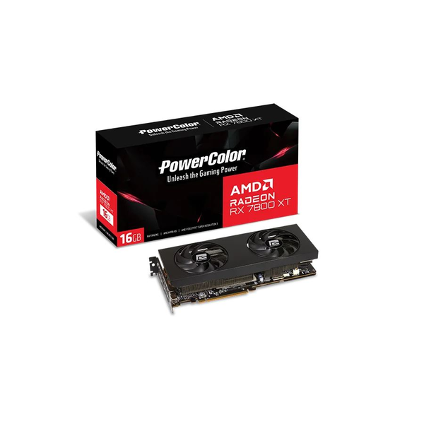 PowerColor Radeon RX 7800 XT 16GB videokártya (RX7800XT 16G-P)