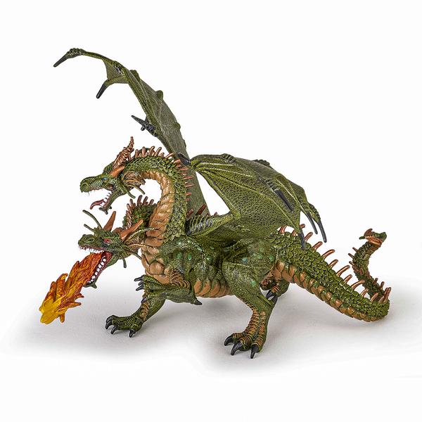 PAPO 2-HEADED DRAGON FIGURINE