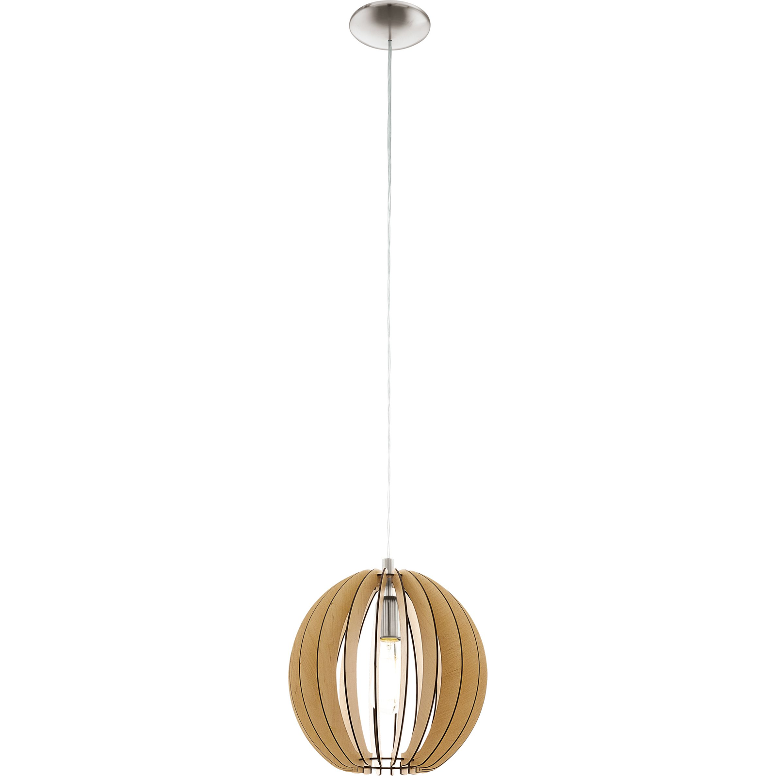 EGLO , 94764 , COSSANO , függeszték , E27 , 1X60W , IP20 , juhar (94764)