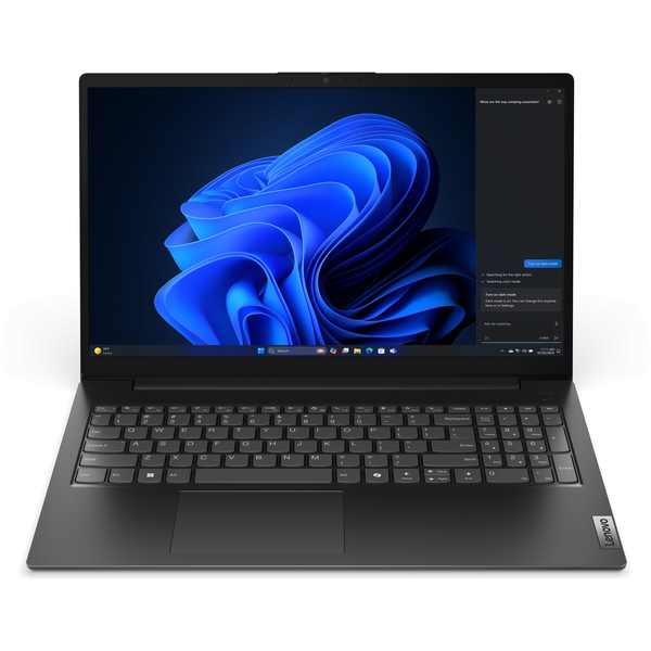 Lenovo V15 G5 IRL Intel® Core™ i5 i5-13420H Laptop 39,6 cm (15.6") Fuld HD 8 GB DDR5-SDRAM 512 GB SSD Wi-Fi 6 (802.11ax) Windows 11 Home Tysk Sort