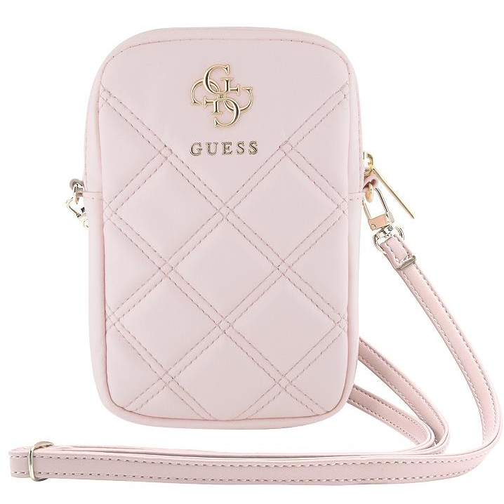 Guess PU Quilted 4G Metal Logo Pink tok (GUWBZPSQSSGP)