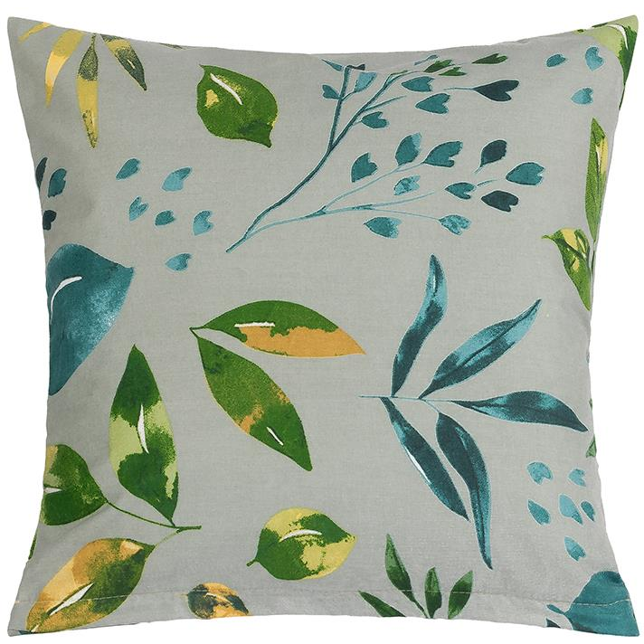 Bellatex 90/644 párnahuzat, 40×40 cm, zöld levelek (11584)