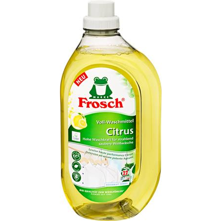 FROSCH Mosógél fehér ruhákhoz citrom 15 l KHT1609