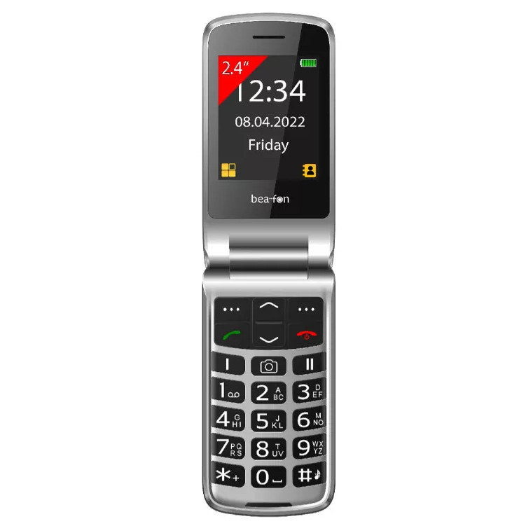 Beafon SL605 összecsukható Dual SIM mobiltelefon LCD kijelzővel fekete (9120124823567)