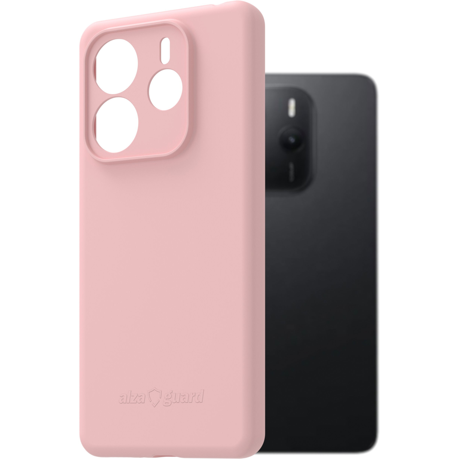 AlzaGuard Matte Case Xiaomi Redmi Note 14 rózsaszín TPU tok (AGD-PCT443P)