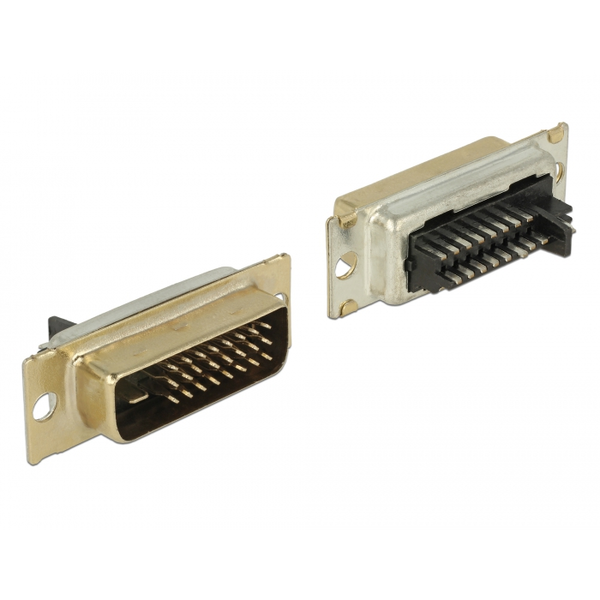 Steckverbinder DVI 24+1 Stecker (silber)