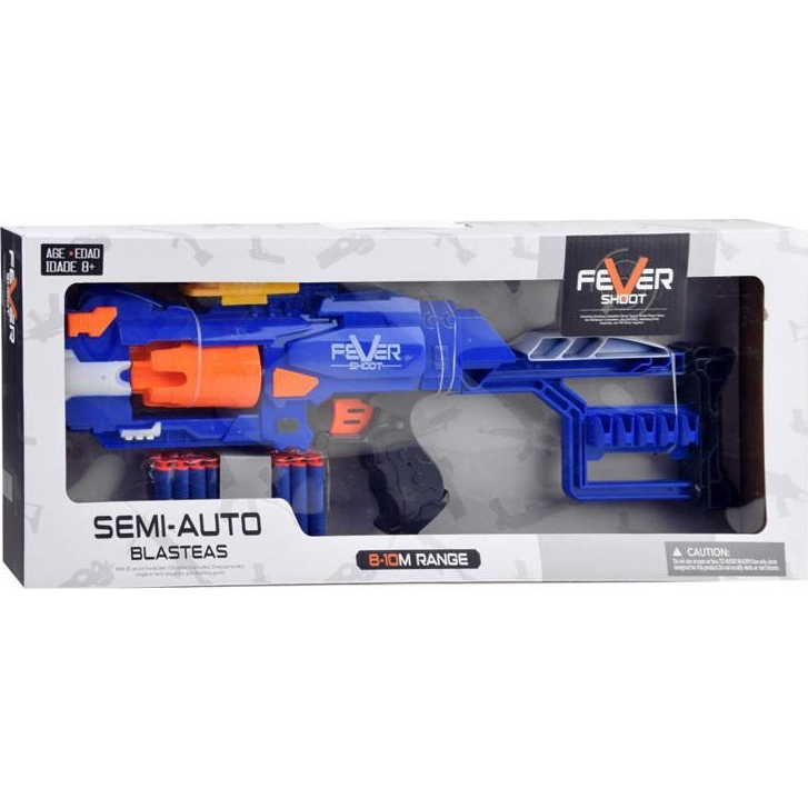 Nagyméretű Automata Fegyver 20 Habszivacs Tölténnyel (ZA4425)