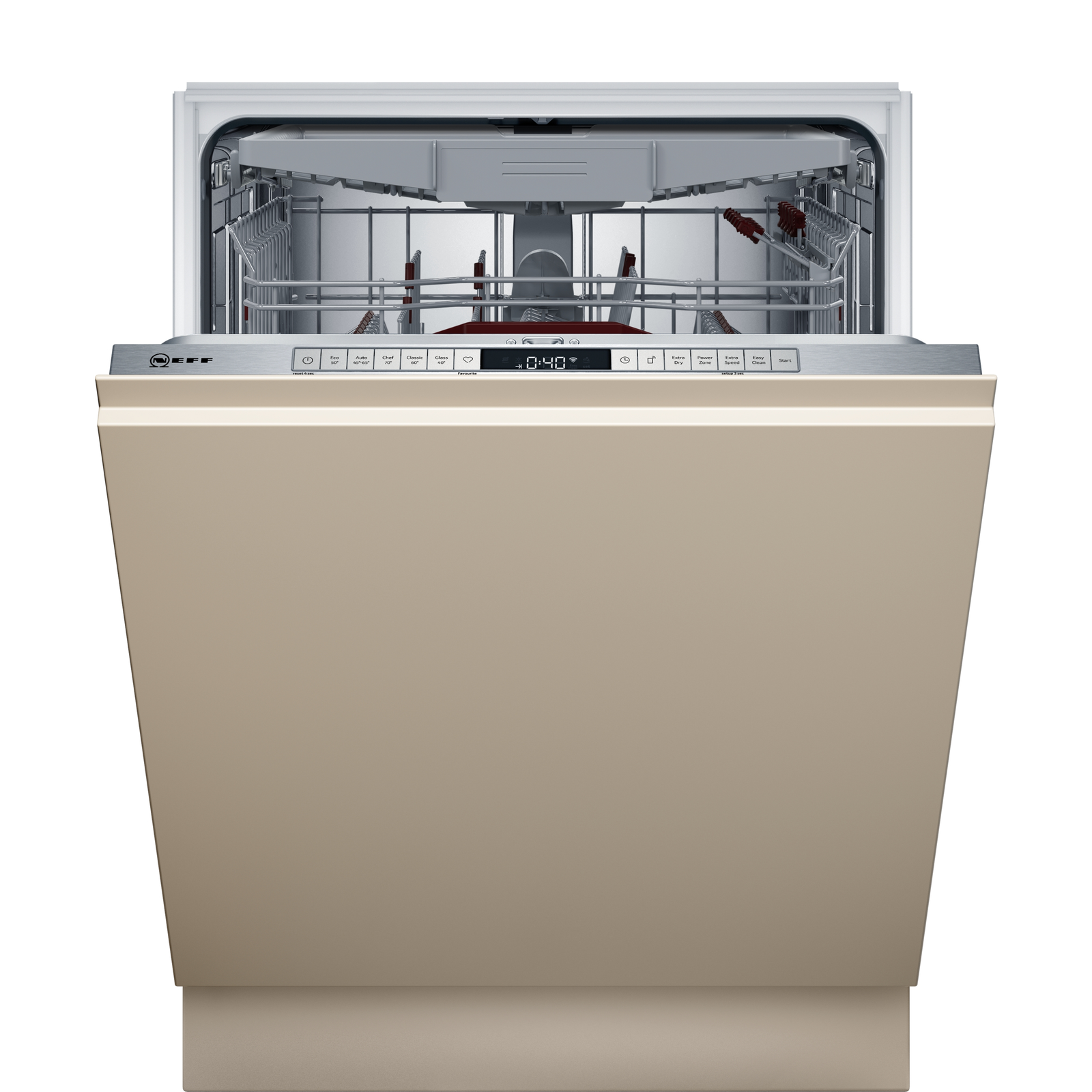 Neff S197TCX00E Beépíthető mosogatógép 60cm 14 teríték - Ezüst (S197TCX00E)